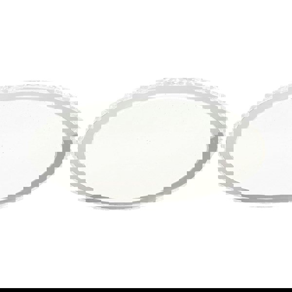 Milagro Layla Stylish White Ceiling Lamp 66W Led Dimmable With Invluded Remote Shade Designed To Give The Effect Of A Starry Sky