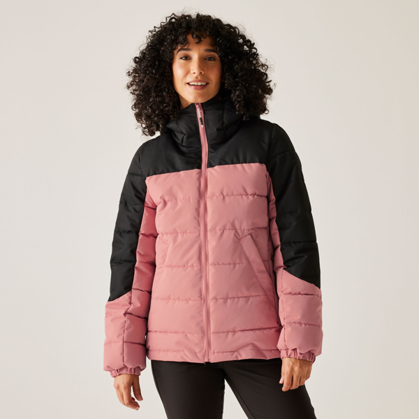 Regatta Womens Aldthorn Quilted Jacket - Dusty Rose/Black