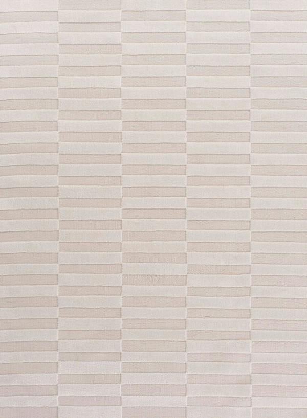 Loft Striped Cream Rug Durable and Soft
