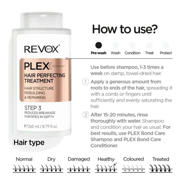 Revox Hair Care Revox B77 Plex Hair Perfecting Treatment (260ml)