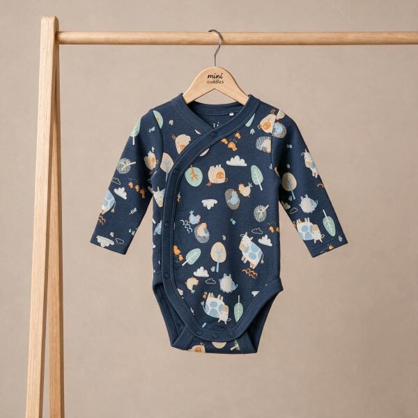 Mini Cuddles Farm Animal-Print Bodysuits (Multicolor), 3 Pack