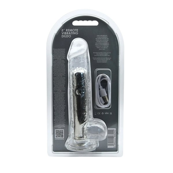 Loving Joy 8 Inch Remote Vibrating Dildo