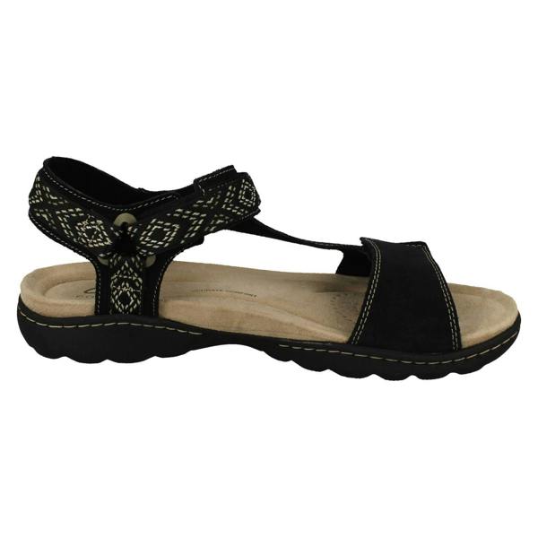 Clarks Ladies Clarks Aztec Detailed Strappy Sandals Amanda Step