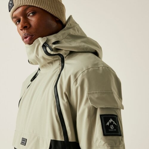 Dare 2B Mens II T-Bar Overhead Ski Jacket - Abbeystone/Black