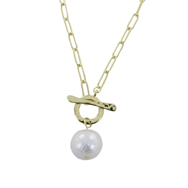 Sterling Silver Elegant Glamour Pearl Necklace - Reeves & Reeves