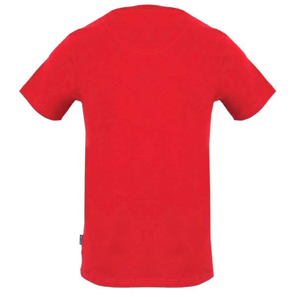 Aquascutum Block Brand Logo T-Shirt - Red