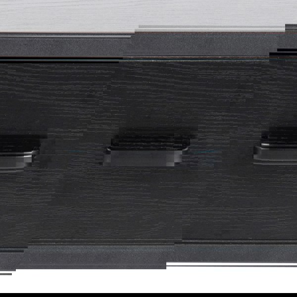 Furniture To Go Seaford Bedside Table with 1 Drawer in Black