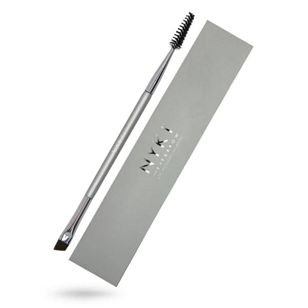 NYK1 Line&Define Precision Angled Eyebrow & Eyelash Duo Brush