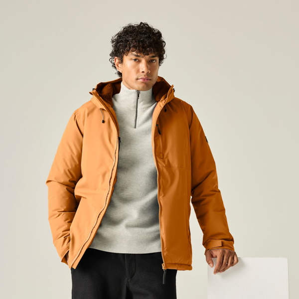Regatta Mens Frankie Waterproof Insulated Jacket - Rich Tan