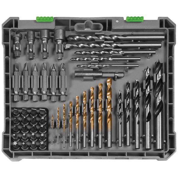 MYLEK 50 Piece Drill Bit And Screwdriver Accessory Set