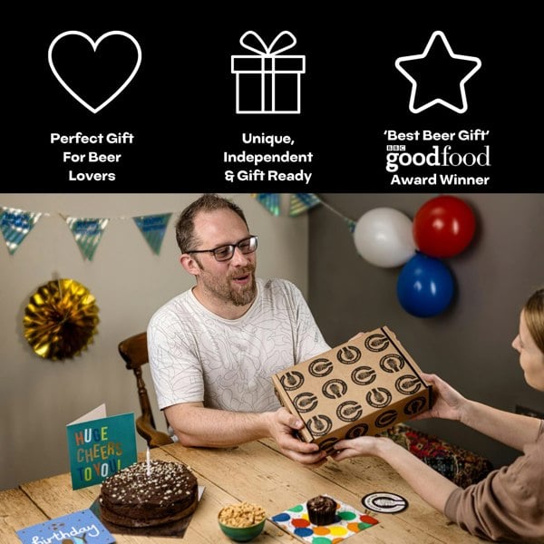 QWERTY Beer Box Lager Birthday Hamper