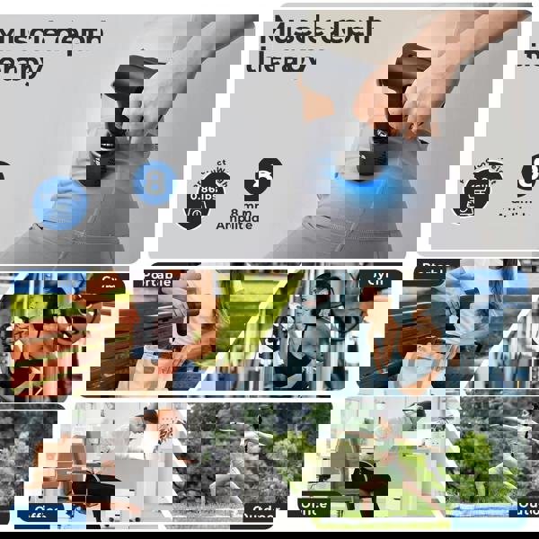 Centra Massage Gun Deep Tissue Heating Cooling Head for Muscle Deep Relaxation