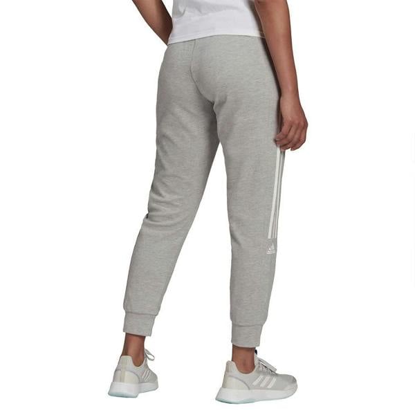 Adidas Womens/Ladies Fleece Joggers - Medium Grey - 