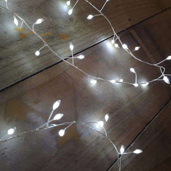 Samuel Alexander 1000 LED 20m Premier Tree Ultra Brights Indoor Outdoor Multifunction Christmas Lights with Timer on Green Wire in Cool White