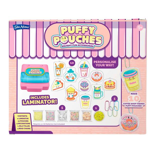 Puffy Pouches Themed Set - Coffee Shop