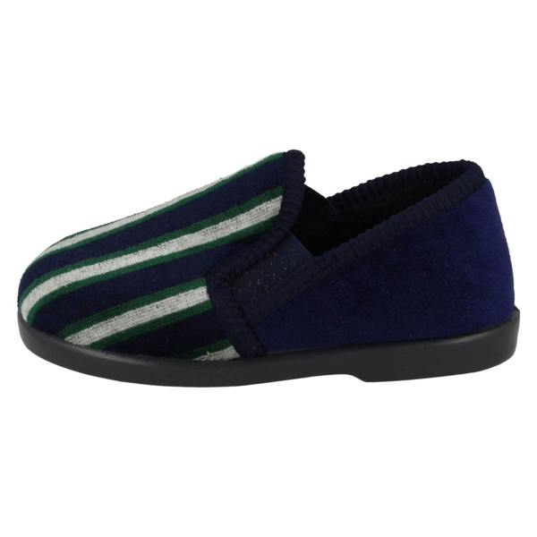 Spot On Boys Spot On Striped Full Slipper - Anthony