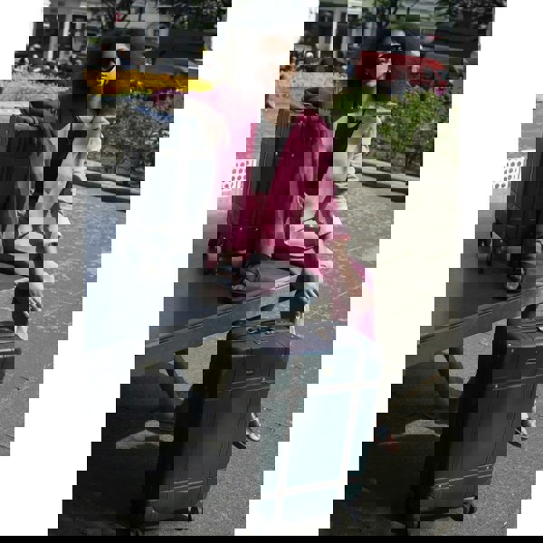 Rock Vintage - Suitcase Hard-Shell 4 Spinner Wheels Travel Bag