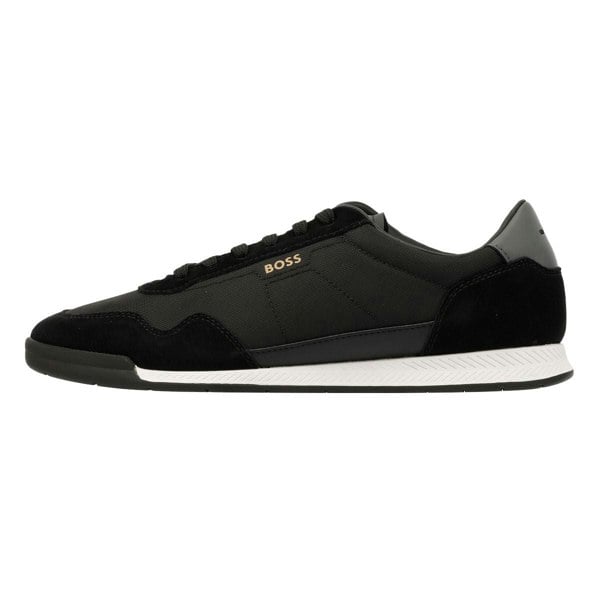 Boss Mens TITANIUM NYLON Trainers - 50536524-002 - Black/White
