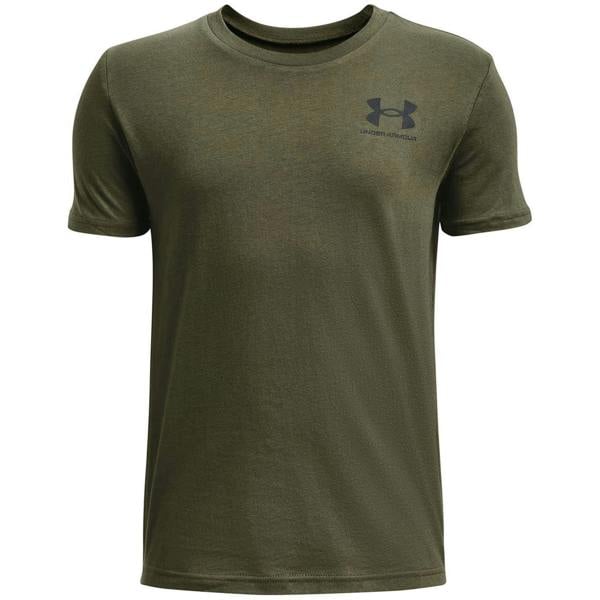 Under Armour Boys Logo Short-Sleeved T-Shirt - Green - 