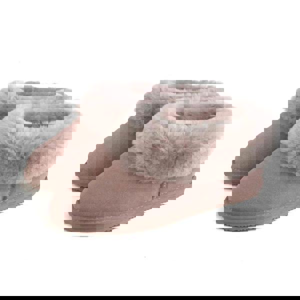 Eastern Counties Leather Womens/Ladies Elena Sheepskin Slipper Boots - Mushroom