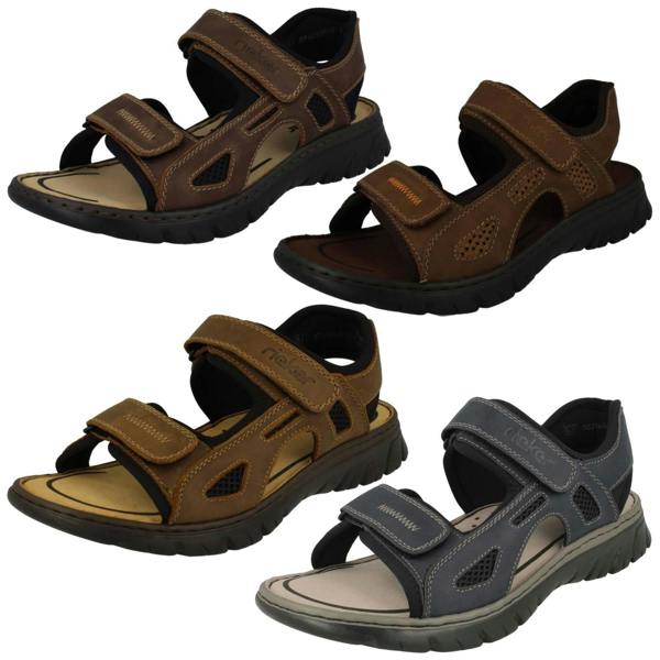 Rieker Mens Rieker Light Weight Adjustable Sandals 26761