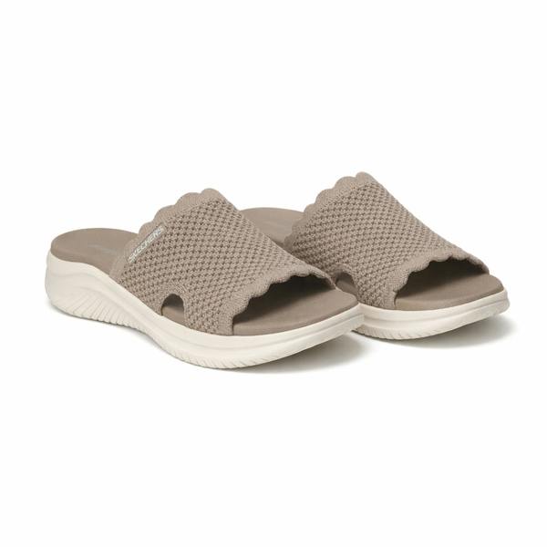 Skechers ULTRA FLEX 3.0 Sliders   in  Taupe