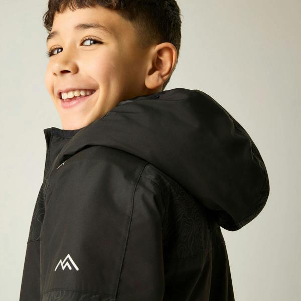 Regatta Childrens/Kids Illuma Reflective Waterproof Insulated Jacket - Black - 