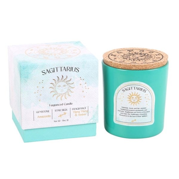 Serano Sagittarius Ylang Ylang & Amber Gemstone Zodiac Candle