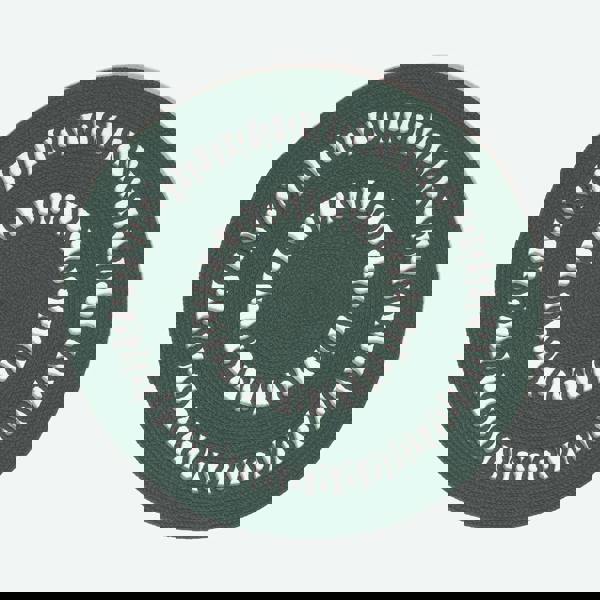 HOMESCAPES Crochet Braided Rug