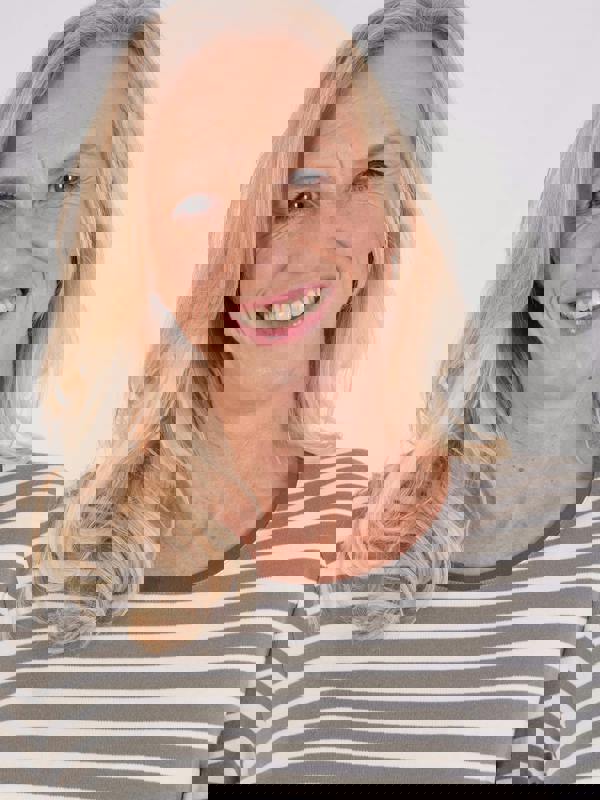 TIGI Stripe And Patch Pocket Top