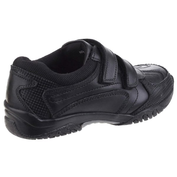 Hush Puppies Jezza Senior Leather Boys's Black Loafers