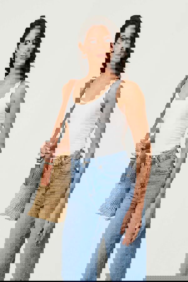 Blue | High Waist Wide Leg Casual Jeans