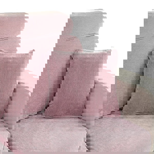 Anyhouz Anypillow Pillowcase 45X45Cm Old Rose Polyester Chenille Thick Stretchable Cushion For Living Room