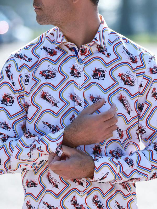 Claudio Lugli 40 Years the Shunt Print Shirt