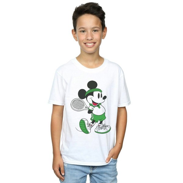 Disney Boys Mickey Mouse Tennis T-Shirt - White