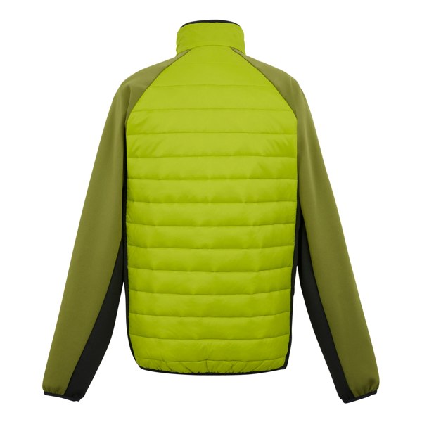 Regatta Mens Clumber IV Full Zip Hybrid Jacket - Grenoble Green/Nephrite Green