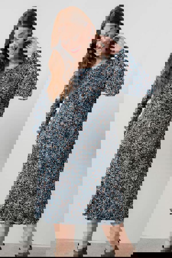 Lily & Me Spruce Swing Dress Sea Mist