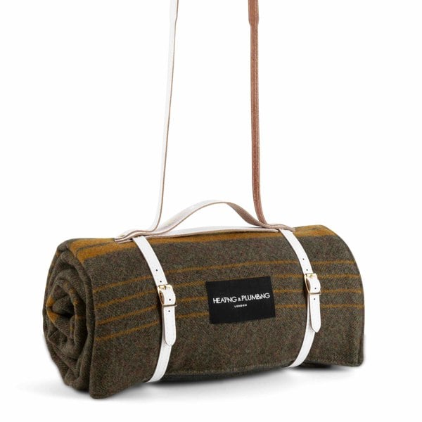 Heating & Plumbing London The Wool & Wax Edition Picnic Blanket - Country Orange