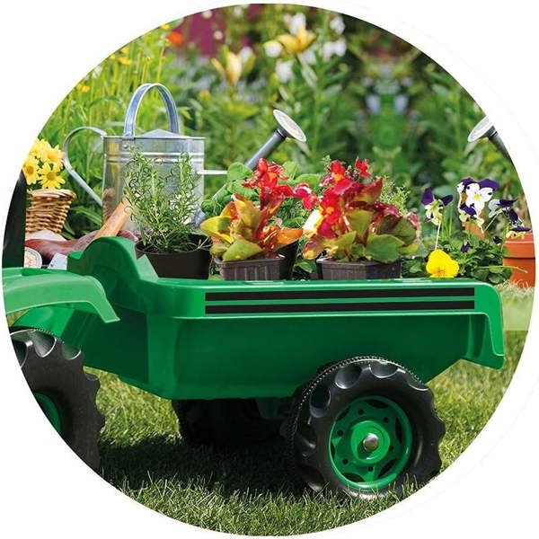 Dolu Ranchero Tractor Pedal Operated with Trailer & Excavator