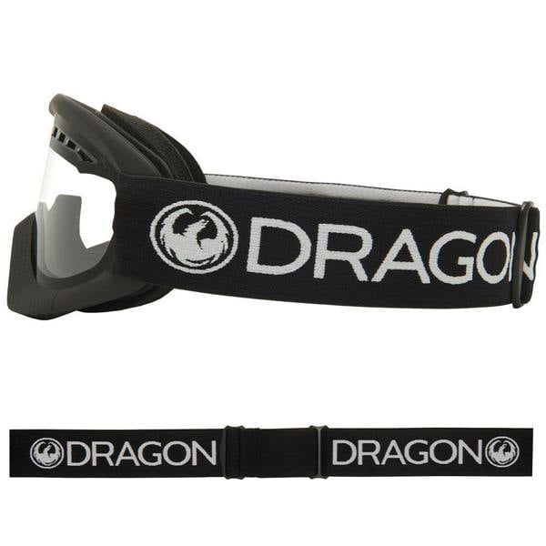 Dragon DXs - Black with Lumalens Clear Lens