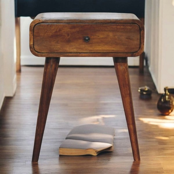 Artisan Furniture Avora Chestnut Nightstand with 1 drawer