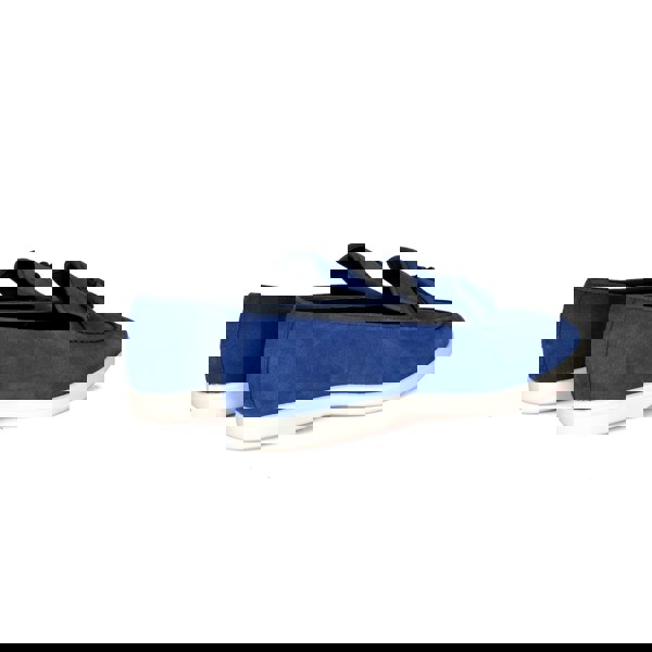 Lorenzo Suede Tassel Loafers - Navy