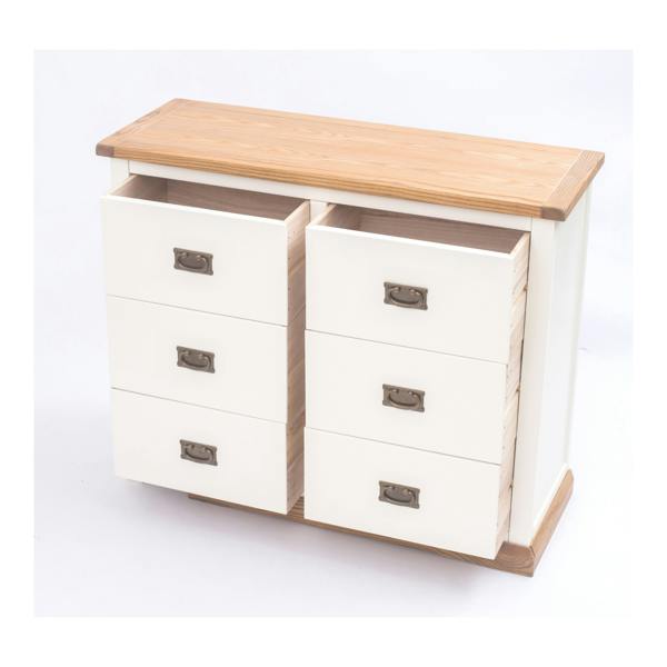 Cabinet Bits Tropea 6 Drawer Chest of Drawers Bras Drop Handle