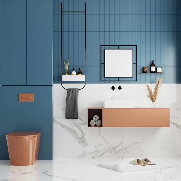 Decortie Corner Modern Design Mirror Black