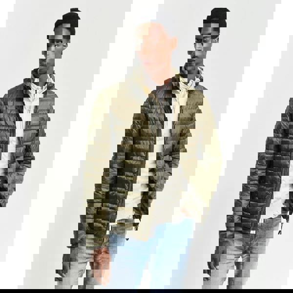 Gant Mens Lightweight Down Jacket - Green - 