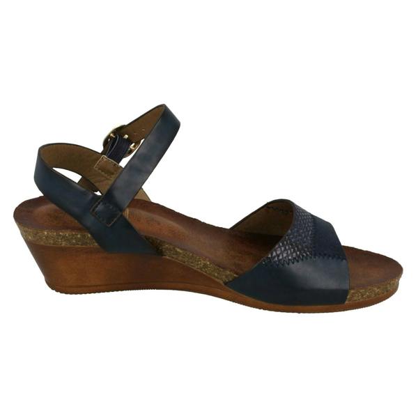 Down to Earth Ladies Down To Earth Mid Wedge Mule Sandals