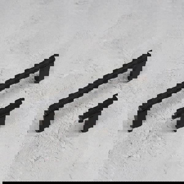 Handle & Home Knurled Matt Black Boss Handles