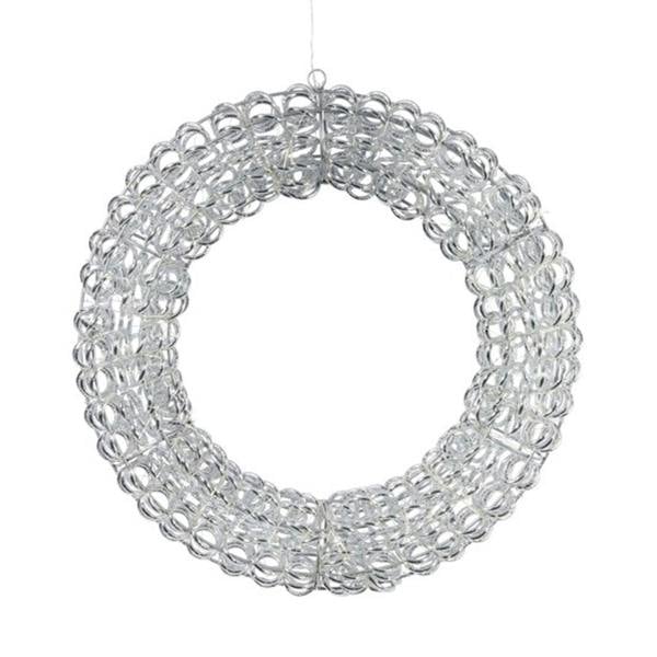 Titan Silver Wreath 60cm LV