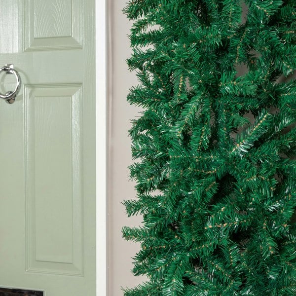 Samuel Alexander 8ft (2.55m) Samuel Alexander Double Door Plain Green Christmas Tree Arch with 2000 Tips