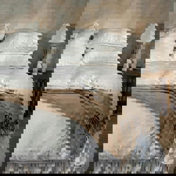 Soak&Sleep White Stonewashed Cotton Pillowcases